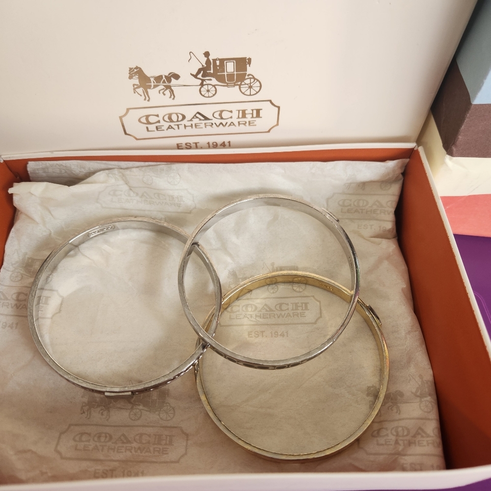 Coach bangle bracelets - Picture 2 of 6